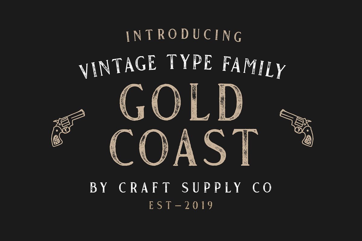 Пример шрифта Gold Coast #5